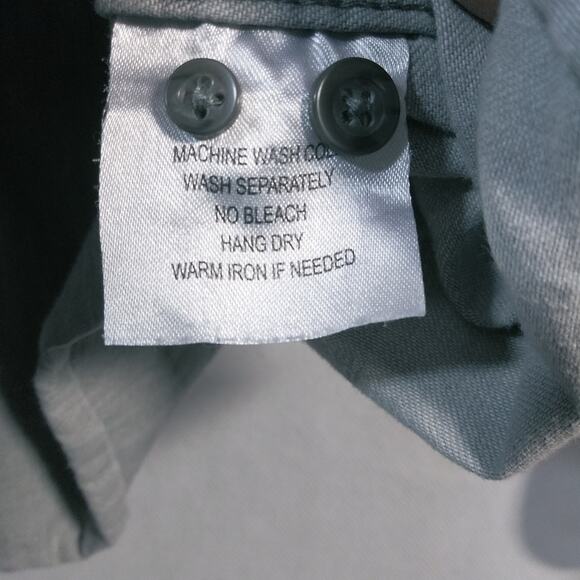 UNTUCKit Gray Button Up Shirt Jacket  Shacket Size XXL - Picture 6 of 8